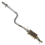 Techtonics Visible tailpipe with rear valance cut out / Less Resonator / Magnaflow Techtonics Aluminized 2.5" Cat Back Exhaust - VW / Mk4 / 2.0L / Golf / Beetle 253-435MNC