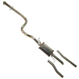 Techtonics Hidden / Less Resonator / Magnaflow Techtonics Stainless 2.5" Cat Back Exhaust (Fits 2.5") - VW / Mk4 / 1.8T / VR6 / Jetta / TDI 252-464TMNH