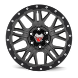 Mamba M25 17" 6x135 Matte Grey w/ Black Lip Edge by Mamba Offroad Wheels M25793612G