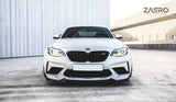 Zaero Design BMW M2 Competition F87 EVO-S Gloss Black Front Splitter by Zaero Design ZA-F87C-EVO-S-FS
