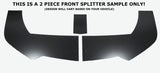 Ventus Autoworks 2000-2006 BMW M3 E46 2PC Front Splitter by Ventus Autoworks Ventus-FrontSplttr-BMW-E46-M3