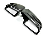 AutoTecknic Replacement Carbon Mirror Covers - Mercedes-Benz A / B / C / E / S / CLA / CLS / CL / GLK Class by AutoTecknic ATK-MB-0303