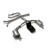 ARMYTRIX Stainless Steel Valvetronic Catback Exhaust System for OEM Diffuser Mercedes Benz C400 | C43 AMG W205 15+