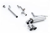Milltek Downpipe Back Exhaust - Audi Coupe UR Quattro 20v Turbo by Milltek MCXAU108