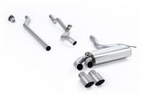 Milltek Downpipe Back Exhaust - Audi Coupe UR Quattro 20v Turbo by Milltek MCXAU112