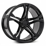 MRR M017 20" 5x120 Gloss Black fit Chevy Camaro 1LE Style by MRR Wheels