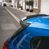 MHC+ BMW 1 Series Tube Style Rear Spoiler In Pre Preg Carbon Fiber (F20/F21) by MHC+ MHCP-F20F21-CF-RS002