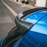 MHC+ BMW 1 Series Tube Style Rear Spoiler In Pre Preg Carbon Fiber (F20/F21) by MHC+ MHCP-F20F21-CF-RS002
