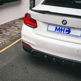 MHC+ BMW M2/2 Series M4 Style Rear Spoiler In Pre Preg Carbon Fiber (F87/F22) by MHC+ MHCP-F87F22-CF-SL002