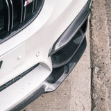 MHC+ BMW M3/M4 Front Bumper Inserts In Pre-Preg Carbon Fiber (F80/F82/F83) by MHC+ MHCP-F80F82-CF-INS001