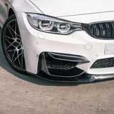 MHC+ BMW M3/M4 Front Bumper Inserts In Pre-Preg Carbon Fiber (F80/F82/F83) by MHC+ MHCP-F80F82-CF-INS001