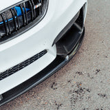 MHC+ BMW M3/M4 Performance Style Front Splitter In Gloss Pre Preg Carbon Fiber (F80/F82/F83) by MHC+ MHCP-F80F82-CF-FS001