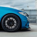 MHC+ BMW M2 Competition S55 GT Style Front Splitter In Gloss Pre Preg Carbon Fiber (F87C) by MHC+