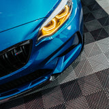 MHC+ BMW M2 Competition Performance Style Front Splitter In Gloss Pre Preg Carbon Fiber (F87C) by MHC+ MHCP-F87C-CF-FS002