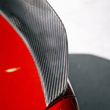 MHC+ BMW M2/2 Series Ducktail Rear Spoiler In Pre Preg Carbon Fiber (F22/F87) by MHC+ MHCP-F87F22-CF-SL004