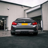 MHC+ BMW M2/M2 Competition Performance Style Rear Diffuser In Gloss Pre Preg Carbon Fiber (F87) by MHC+ MHCP-F87-CF-RD001