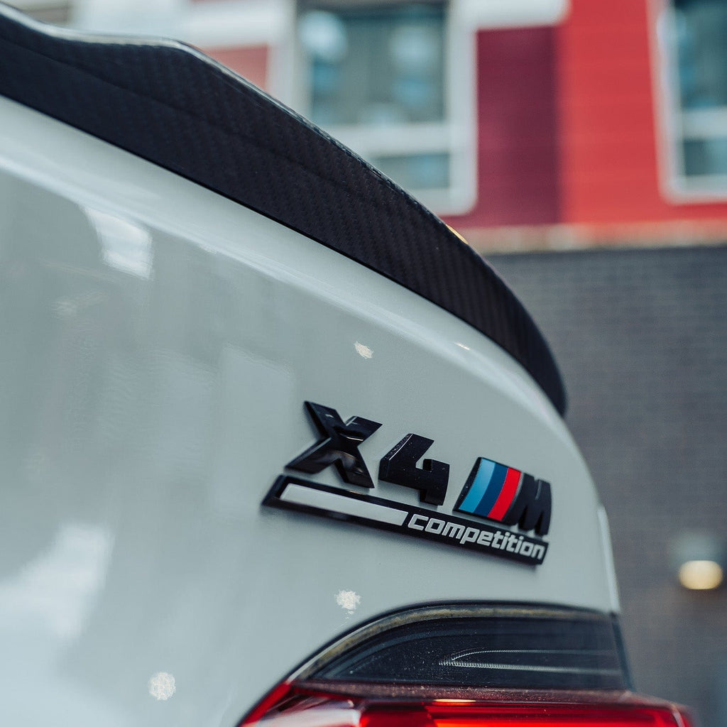 MHC+ BMW X4M CS Style Rear Spoiler In Pre Preg Carbon Fibre (F98/G02 ...