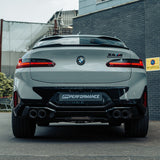 MHC+ BMW X4M CS Style Rear Spoiler In Pre Preg Carbon Fiber (F98/G02) by MHC+ MHCP-F98-CF-SL001