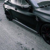 MHC+ BMW M3/M4 SK1 Side Skirts In Pre Preg Carbon Fiber (G80/G81/G82/G83) by MHC+ MHCP-G80G82-SK1