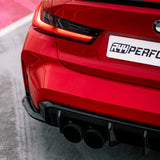 MHC+ BMW M3/M4 OEM Style Rear Diffuser In Pre Preg Carbon Fiber (G80/G81/G82/G83) by MHC+ MHCP-G80G82-CF-RD001