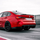 MHC+ BMW M3/M4 OEM Style Rear Diffuser In Pre Preg Carbon Fiber (G80/G81/G82/G83) by MHC+ MHCP-G80G82-CF-RD001