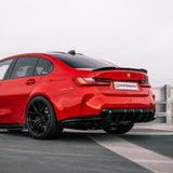 MHC+ BMW M3/M4 OEM Style Rear Diffuser In Pre Preg Carbon Fiber (G80/G81/G82/G83) by MHC+ MHCP-G80G82-CF-RD001