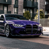 MHC+ BMW M3/M4 CSL Style Front Splitter In Pre Preg Carbon Fiber (G80/G81/G82/G83) by MHC+ MHCP-G80G82-FS005