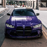 MHC+ BMW M3/M4 CSL Style Front Splitter In Pre Preg Carbon Fiber (G80/G81/G82/G83) by MHC+ MHCP-G80G82-FS005