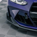 MHC+ BMW M3/M4 CSL Style Front Splitter In Pre Preg Carbon Fiber (G80/G81/G82/G83) by MHC+ MHCP-G80G82-FS005