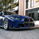 MHC+ BMW M3/M4 CSL Style Front Splitter In Pre Preg Carbon Fiber (G80/G81/G82/G83) by MHC+ MHCP-G80G82-FS005