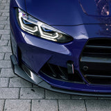 MHC+ BMW M3/M4 CSL Style Front Splitter In Pre Preg Carbon Fiber (G80/G81/G82/G83) by MHC+ MHCP-G80G82-FS005