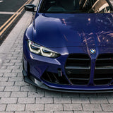 MHC+ BMW M3/M4 CSL Style Front Splitter In Pre Preg Carbon Fiber (G80/G81/G82/G83) by MHC+ MHCP-G80G82-FS005