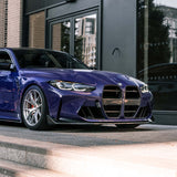 MHC+ BMW M3/M4 CSL Style Front Splitter In Pre Preg Carbon Fiber (G80/G81/G82/G83) by MHC+ MHCP-G80G82-FS005