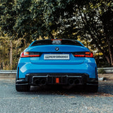 MHC+ BMW M3/M4 Low Line Styling Kit In Gloss Pre Preg Carbon Fiber (G80/G82/G83) by MHC+