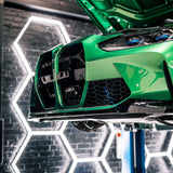 MHC Black BMW M3/M4 Performance Style Front Splitter In Gloss Black (G80/G81/G82/G83) by MHC+ MHCB-G80G82-FS001