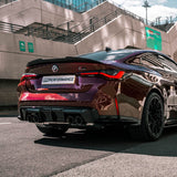 MHC+ BMW M4 Ducktail Style Rear Spoiler In Pre-Preg Carbon Fiber (G82) by MHC+ MHCP-G82-CF-RS002