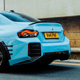 MHC+ BMW M2 G87 OEM Style Rear Diffuser In Pre Preg Gloss Carbon Fiber (G87) by MHC+ MHCP-G87-CF-RD002