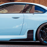 MHC+ BMW M2 G87 Performance Style Side Skirts In Pre Preg Gloss Carbon Fiber (G87) by MHC+ MHCP-G87-CF-SS002