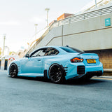 MHC+ BMW M2 G87 Performance Style Rear Rear Bumper Inserts In Pre Preg Gloss Carbon Fiber (G87) by MHC+ MHCP-G87-CF-RT001