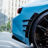 MHC+ BMW M2 G87 Performance Style Rear Side Fender Trims In Pre Preg Gloss Carbon Fiber (G87) by MHC+ MHCP-G87-CF-ST002