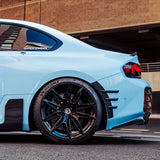 MHC+ BMW M2 G87 Performance Style Rear Side Fender Trims In Pre Preg Gloss Carbon Fiber (G87) by MHC+ MHCP-G87-CF-ST002