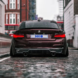 MHC+Ultra Aggressive Style Rear Diffuser In Pre-Preg Carbon Fibre - BMW / F2X / M235i / M240i by MHC+ MHCP-F22-CF-RD001