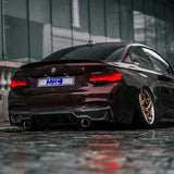 MHC+Ultra Aggressive Style Rear Diffuser In Pre-Preg Carbon Fibre - BMW / F2X / M235i / M240i by MHC+ MHCP-F22-CF-RD001