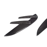MHC+ BMW M3 Side Fender Badge Covers In Gloss Pre Preg Carbon Fiber (G80/G81) by MHC+ MHCP-G80-CF-SB001