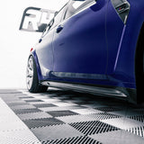 MHC+ BMW M3 OEM Style Side Skirts In Pre Preg Carbon Fiber (G80) by MHC+ MHCP-G80-CF-SS002