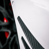 MHC+ BMW M3/M4 Performance Style Canards In Pre Preg Carbon Fiber (G80/G81/G82/G83) by MHC+ MHCP-G80G82-CF-FC001