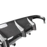 MHC+ BMW M3/M4 Performance Style Rear Diffuser In Gloss Pre Preg Carbon Fiber (F80/F82/F83) by MHC+ MHCP-F80F82-CF-RD001