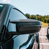 MHC+ BMW G Series M Wing Mirror Covers in Pre Preg Carbon Fiber (G80/G81/G82/G83/G87/G42) by MHC+