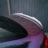 MHC+ BMW M4 Ducktail Style Spoiler Lip In Gloss Pre Preg Carbon Fiber (F82) by MHC+ MHCP-F82-CF-RS004