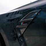 MHC+ BMW M4 Full Replacement Side Badges in Pre-Preg Carbon Fiber (G82/G83) by MHC+ MHCP-G82-CF-SB002
